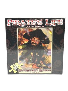 Pirates Life:  Blackbeard’s Revenge Jigsaw Puzzle, New, Never Opened